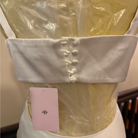 Anthropologie Sachin & Babi Sierra V-Neck Cutout Satin Midi dress, Size 10 NWT - Picture 8 of 13